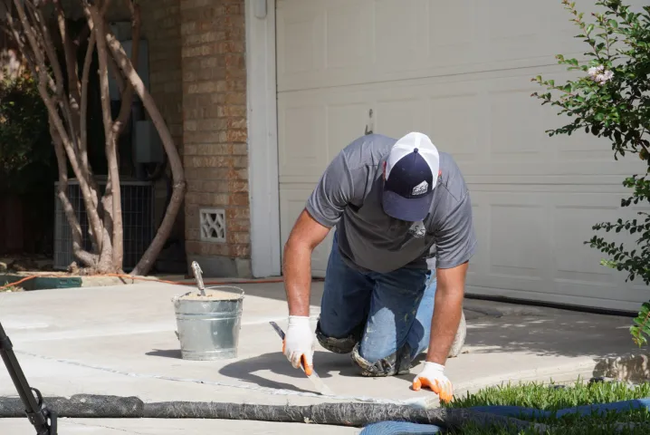concrete slab foundation repair austin in