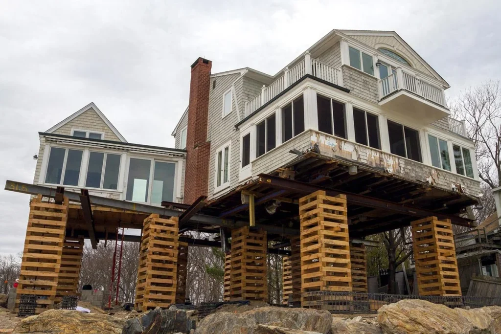 elevated pilings or stilts foundation repair austin in
