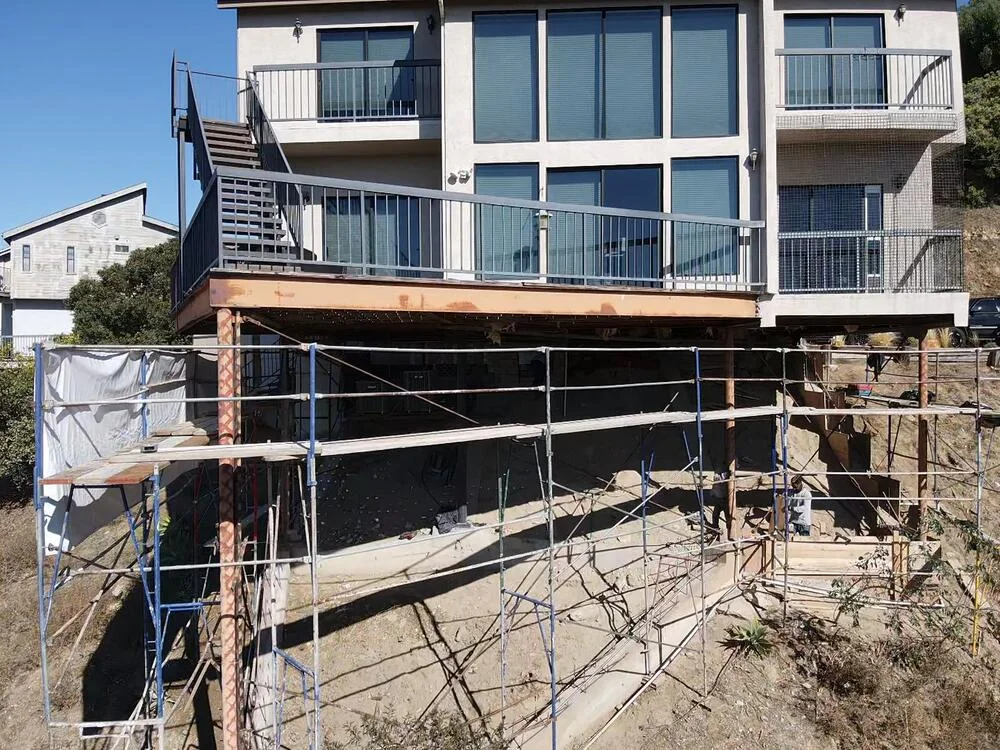 elevated pilings or stilts foundation repair austin in